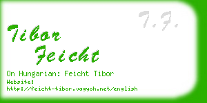 tibor feicht business card